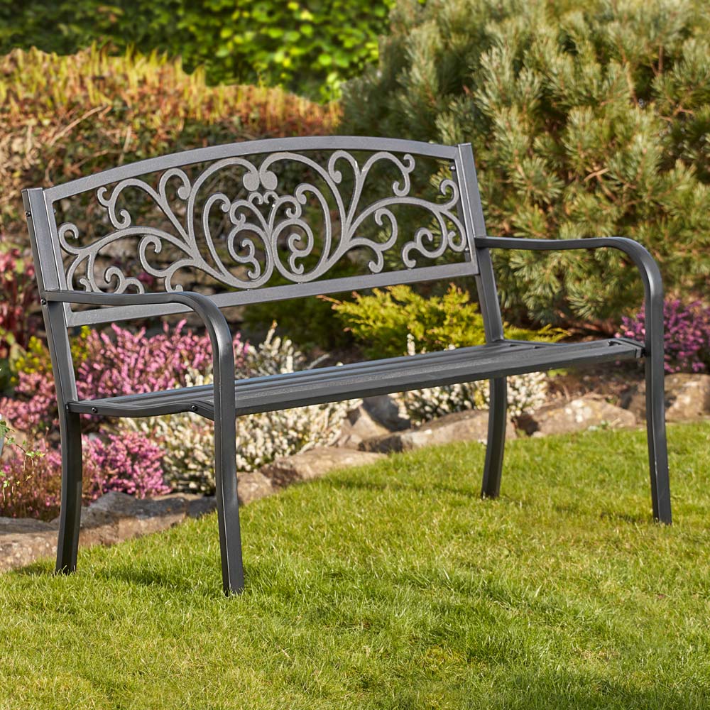 Garden Life Henley Metal Garden Bench